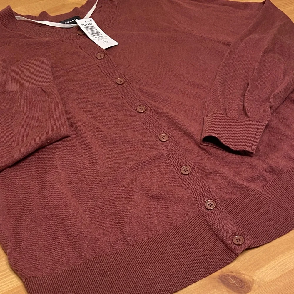 Torrid Crew Fitted Cardigan, 1X - Picture 6 of 7